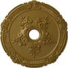 Ekena Millwork CM26ATGLS 26"OD X 3 3/4"ID X 1 1/2"P Attica With Rose Ceiling Medallion Fits Canopies Up To 4 1/2", Gold view 1