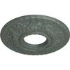 Ekena Millwork CM26HUCBC Hurley Ceiling Medallion, Cloud Burst Crackle, 22-1/8" x 7-1/4" x 1-3/4" view 2