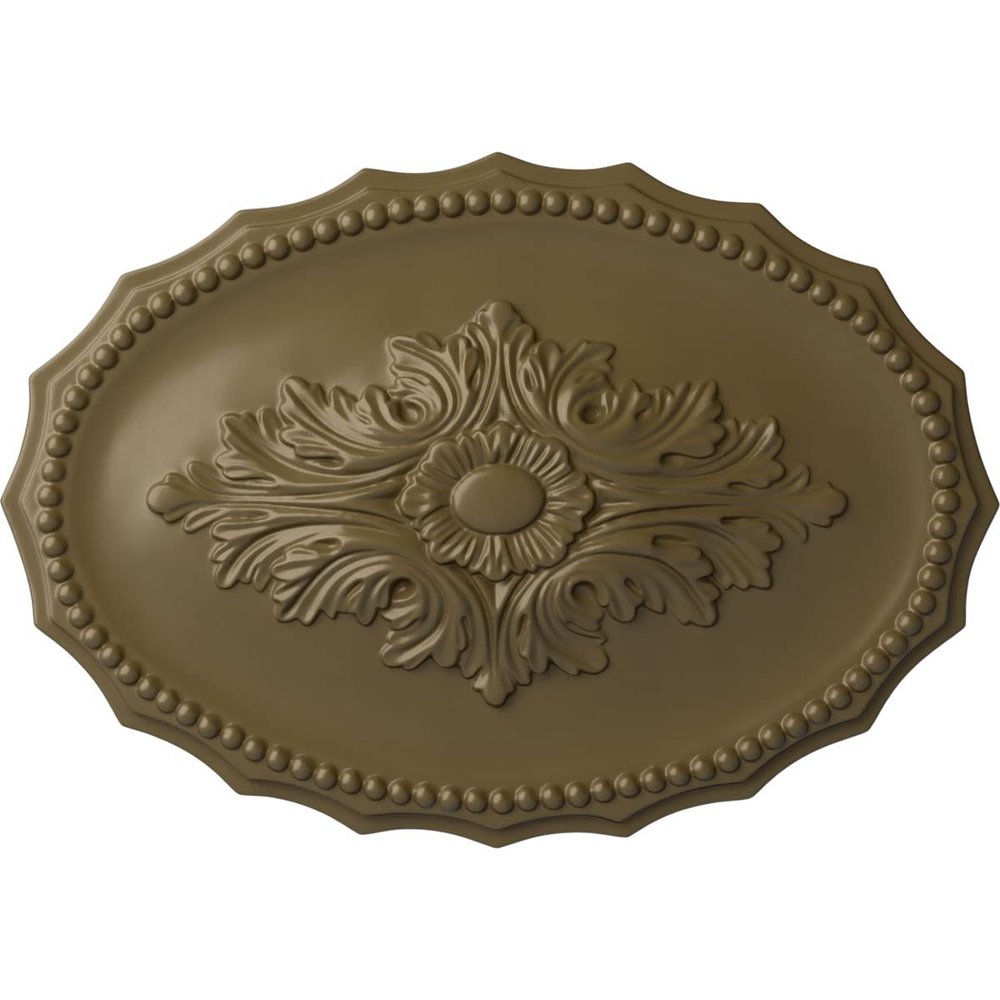 Ekena Millwork CM16OXMMFDecorative Ceiling Medallions Modeled After Original Historical Patterns & Designs, Mississippi Mud