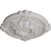 Ekena Millwork CM17HAUWFDecorative Ceiling Medallions Modeled After Original Historical Patterns & Designs, Ultra Pure White view 2