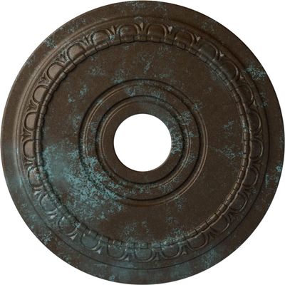 Ekena Millwork CM17MUBBSDecorative Ceiling Medallions Modeled After Original Historical Patterns & Designs, Bronze Blue Patina
