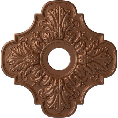 Ekena Millwork CM17PEPOSDecorative Ceiling Medallions Modeled After Original Historical Patterns & Designs, Polished Copper