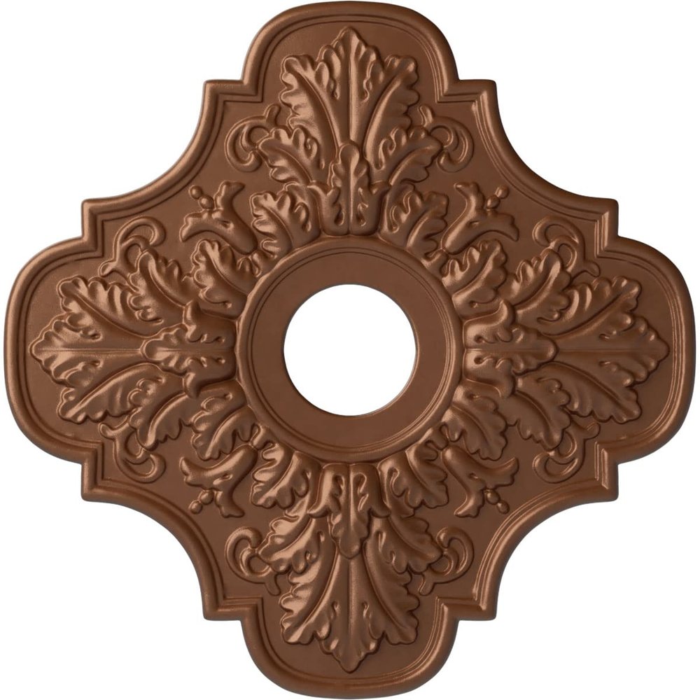 Ekena Millwork CM17PEPOSDecorative Ceiling Medallions Modeled After Original Historical Patterns & Designs, Polished Copper