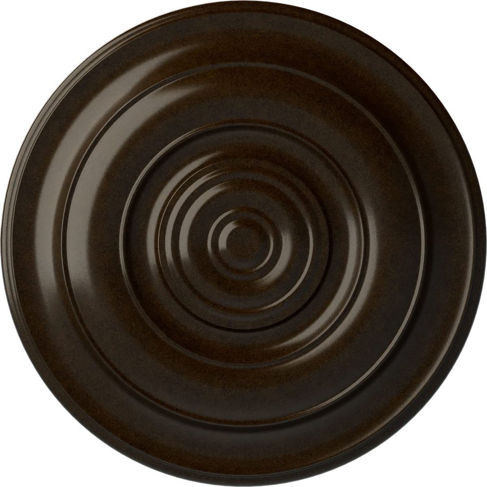 Ekena Millwork CM18NIBZS Niobe Ceiling Medallion, 18" OD x 1 1/2 P, Bronze