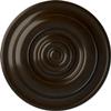 Ekena Millwork CM18NIBZS Niobe Ceiling Medallion, 18" OD x 1 1/2 P, Bronze view 1