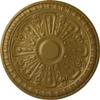 Ekena Millwork CM18RA2GLS Raymond Ceiling Medallion, 18" OD x 1 1/4 P, Gold view 1