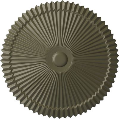 Ekena Millwork CM24SHPTF 24" x 3" Shakur As Ceiling Medallion, Painted Turtle