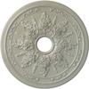 Ekena Millwork CM23ROFCS 23-5/8" x 4" x 1-1/2" Rose and Ribbon Ceiling Medallion, Flash Copper view 1