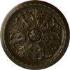Ekena Millwork CM17WAGGSDecorative Ceiling Medallions Modeled After Original Historical Patterns & Designs, Green Gold view 1