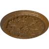 Ekena Millwork CM17WASTC - Washington - Ceiling Medallion, Smokey Topaz Crackle view 2