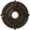 Ekena Millwork CM18ATSHCDecorative Ceiling Medallions Modeled After Original Historical Patterns & Designs, Stone Hearth Crackle view 1