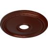Ekena Millwork CM18DIACS Diane Ceiling Medallion, 18"OD x 3 5/8"ID x 1 1/8"P (Fits Canopies up to 5 3/8"), Hand-Painted Antique Copper view 2