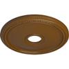 Ekena Millwork CM18DISTF Diane Ceiling Medallion, 18"OD x 3 5/8"ID x 1 1/8"P (Fits Canopies up to 5 3/8"), Hand-Painted Smokey Topaz view 2