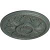 Ekena Millwork CM18EDCBC Edinburgh Ceiling Medallion, Cloud Burst Crackle view 2
