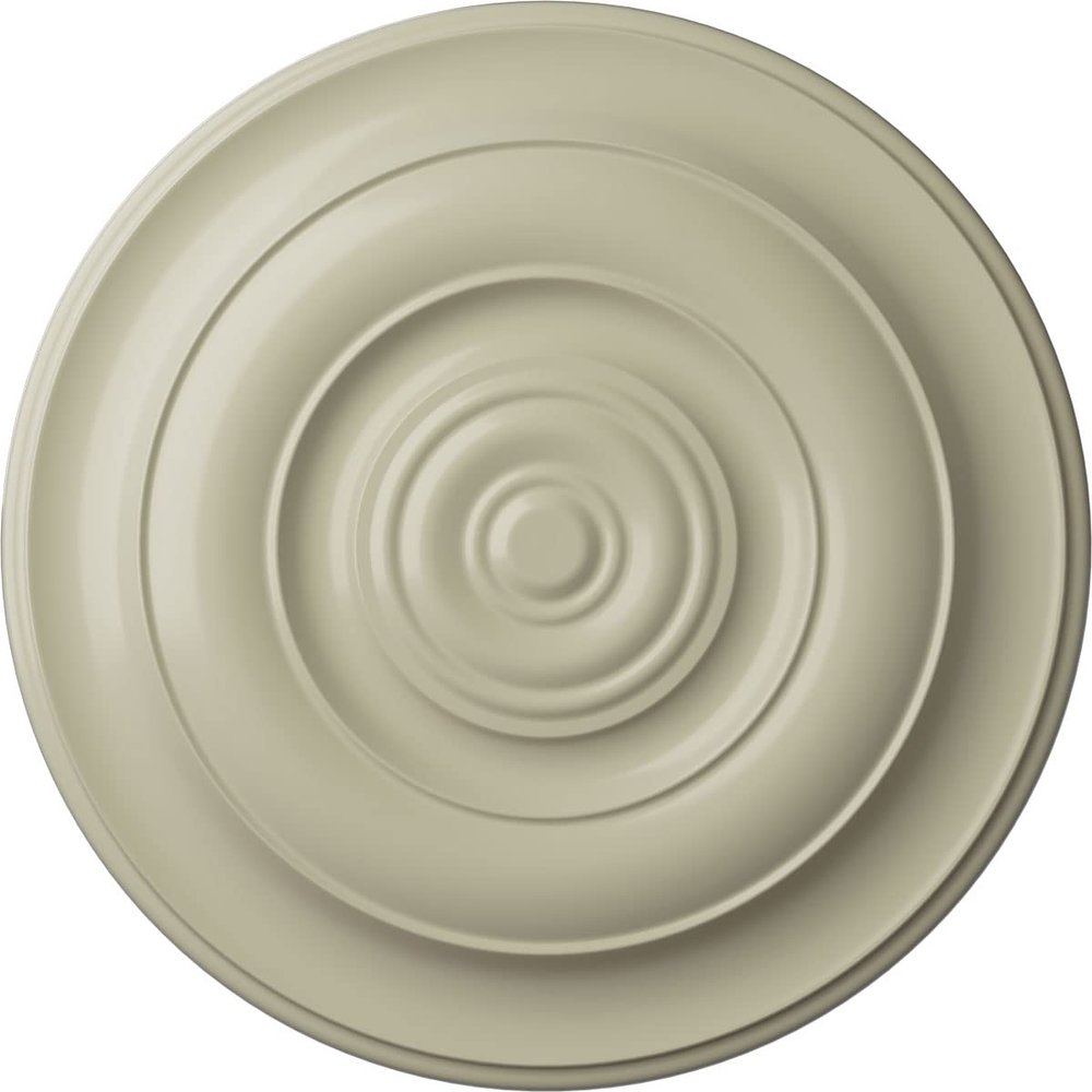 Ekena Millwork CM18NICYF Niobe Ceiling Medallion, Clear Yellow
