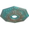 Ekena Millwork CM18NTCGS Nottingham Ceiling Medallion, Copper Green Patina view 2