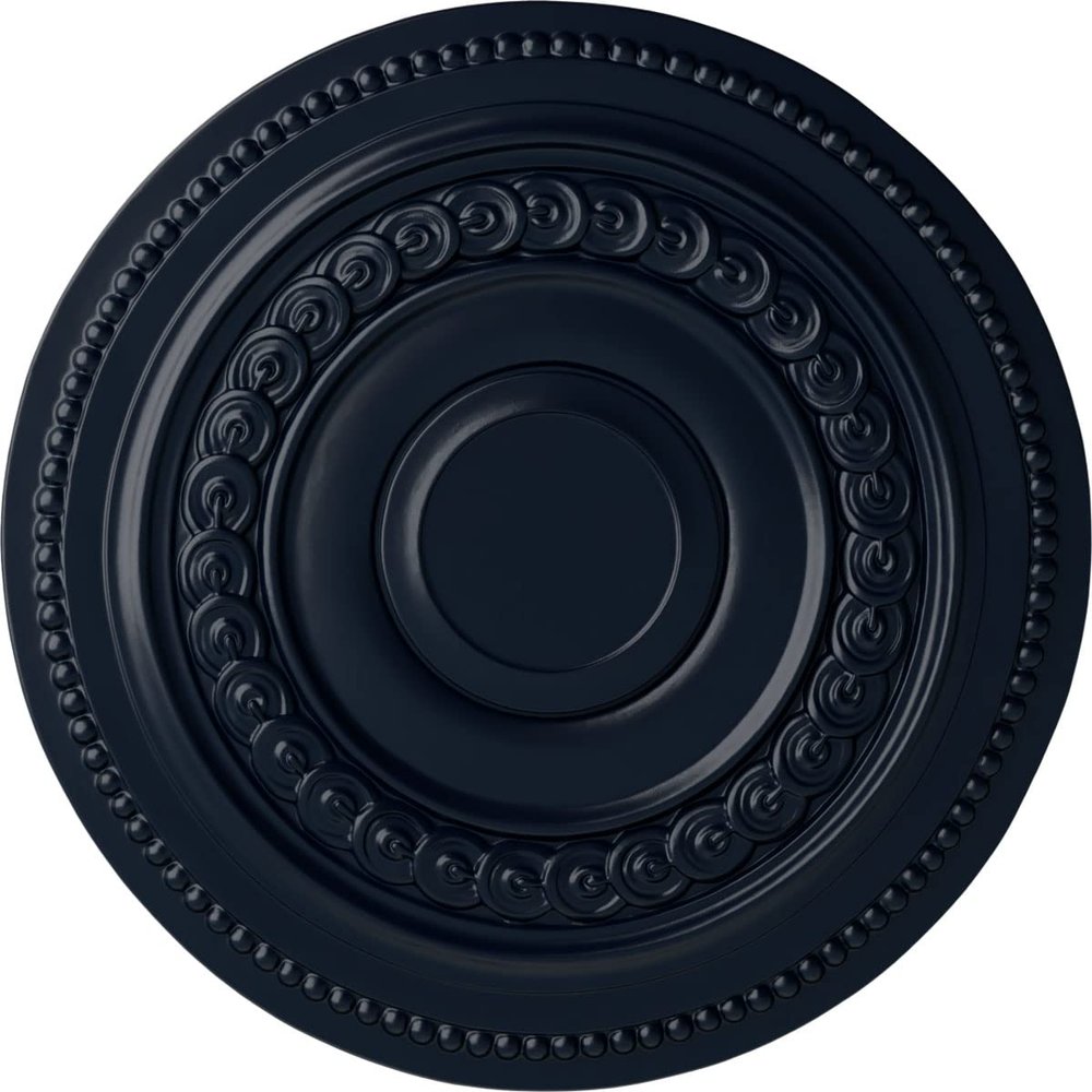 Ekena Millwork CM18OLMDF Oldham Ceiling Medallion, Midnight Dream