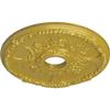 Ekena Millwork CM18SERGS Antioch Ceiling Medallion, Rich Gold view 2