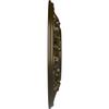 Ekena Millwork CM18VLGGS Valletta Ceiling Medallion, 18" OD x 3 1/2 ID x 1" P, Green Gold view 3