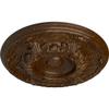 Ekena Millwork CM19GARBC Granada Ceiling Medallion fits Canopies up to 7 1/8, Root Beer Crackle view 2