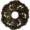 Ekena Millwork CM19ORGGS Orrington Ceiling Medallion fits Canopies up to 4 3/4, Green Gold view 1
