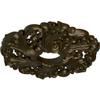 Ekena Millwork CM19ORGGS Orrington Ceiling Medallion fits Canopies up to 4 3/4, Green Gold view 2