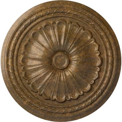 Ekena Millwork CM20ALRZS Alexa Ceiling Medallion, 20 1/2 OD x 1 7/8 P, Rubbed Bronze