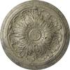 Ekena Millwork CM20DACSC Damon Ceiling Medallion fits Canopies up to 3 3/8, Castle Stone Crackle view 1
