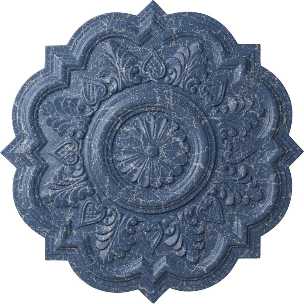 Ekena Millwork CM20DRAMC Deria Ceiling Medallion, Americana Crackle