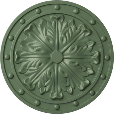 Ekena Millwork CM20FOAGF Foster Acanthus Leaf Ceiling Medallion, Athenian Green