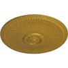 Ekena Millwork CM19BIPGS Bailey Ceiling Medallion, Pharaohs Gold view 2