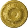 Ekena Millwork CM19GARGS Granada Ceiling Medallion, Rich Gold view 1