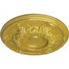 Ekena Millwork CM19GARGS Granada Ceiling Medallion, Rich Gold view 2