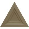 19"W x 16 5/8"H x 1 1/8"P Triangle Ceiling Medallion, Hand-Painted Brass view 4