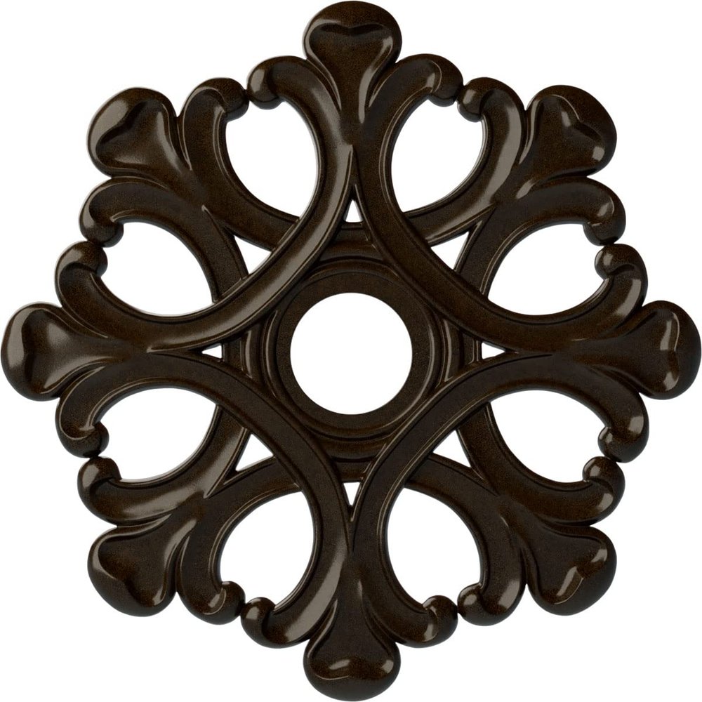 Ekena Millwork CM20ANBZS Angel Ceiling Medallion, 20 7/8 OD x 3 5/8 ID x 1" P, Bronze