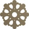 Ekena Millwork CM20ANBZS Angel Ceiling Medallion, 20 7/8 OD x 3 5/8 ID x 1" P, Bronze view 4