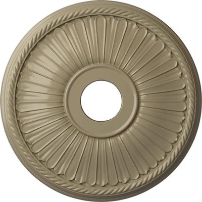 Ekena Millwork CM20BE1GDF Berkshire Ceiling Medallion, Gobi Desert