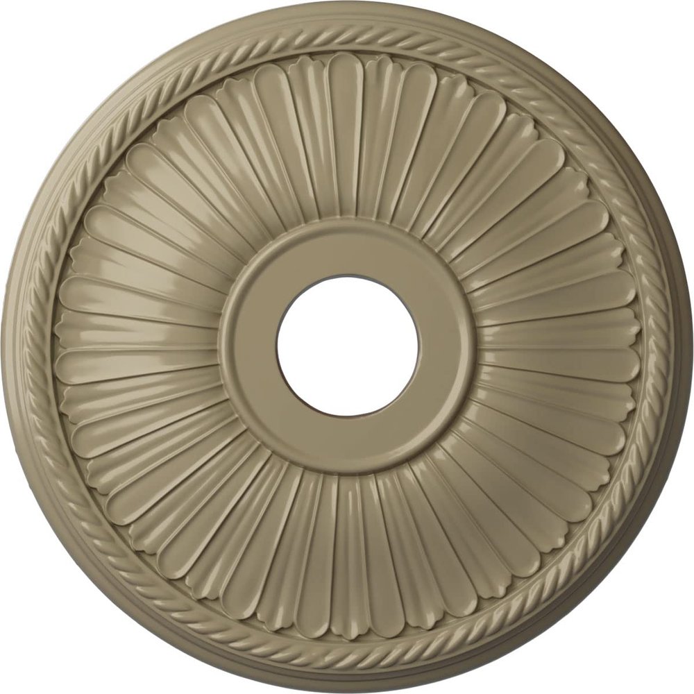 Ekena Millwork CM20BE1GDF Berkshire Ceiling Medallion, Gobi Desert