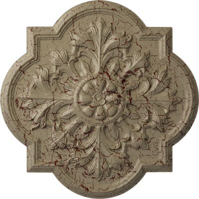 Ekena Millwork CM20BOGDC Bonetti Ceiling Medallion, Gobi Desert Crackle