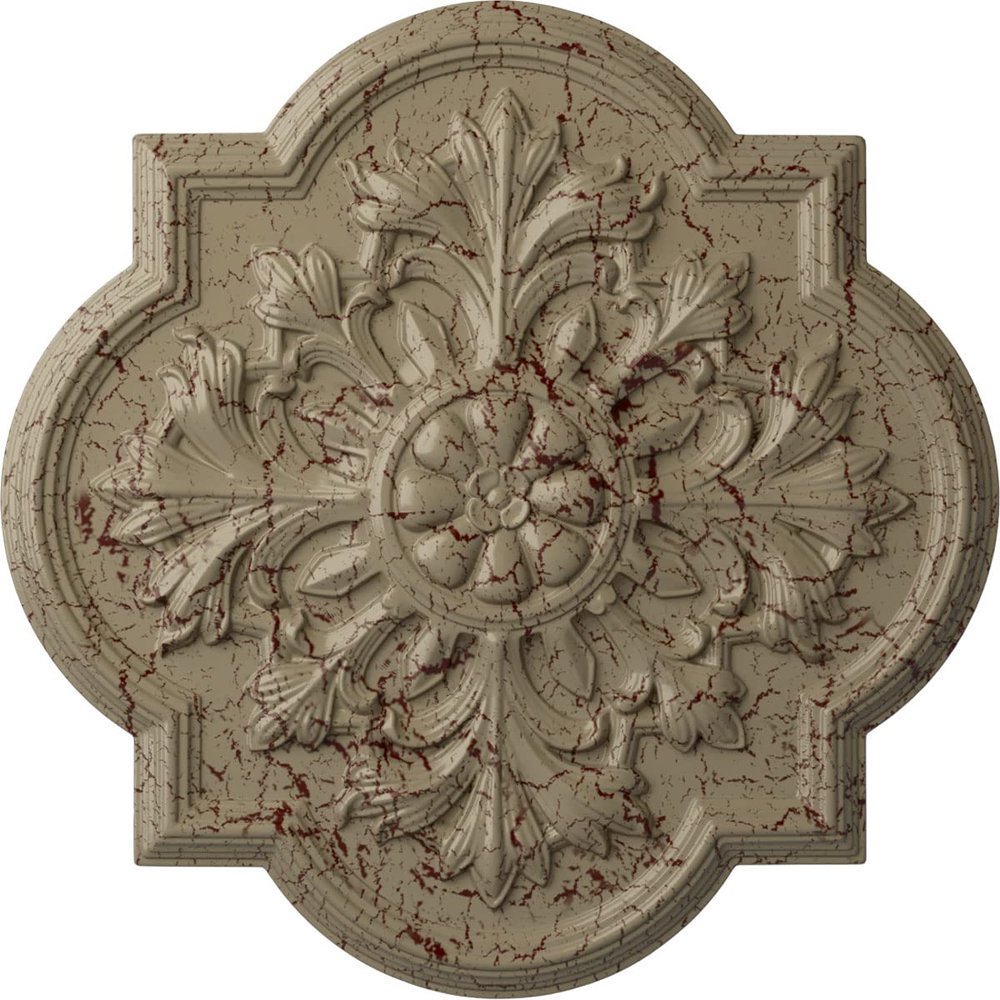 Ekena Millwork CM20BOGDC Bonetti Ceiling Medallion, Gobi Desert Crackle