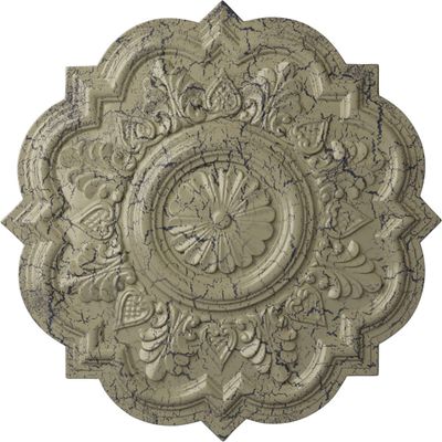 Ekena Millwork CM20DRCSC Deria Ceiling Medallion, Castle Stone Crackle