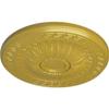 Ekena Millwork CM20HARGS Randee Ceiling Medallion, Rich Gold view 2
