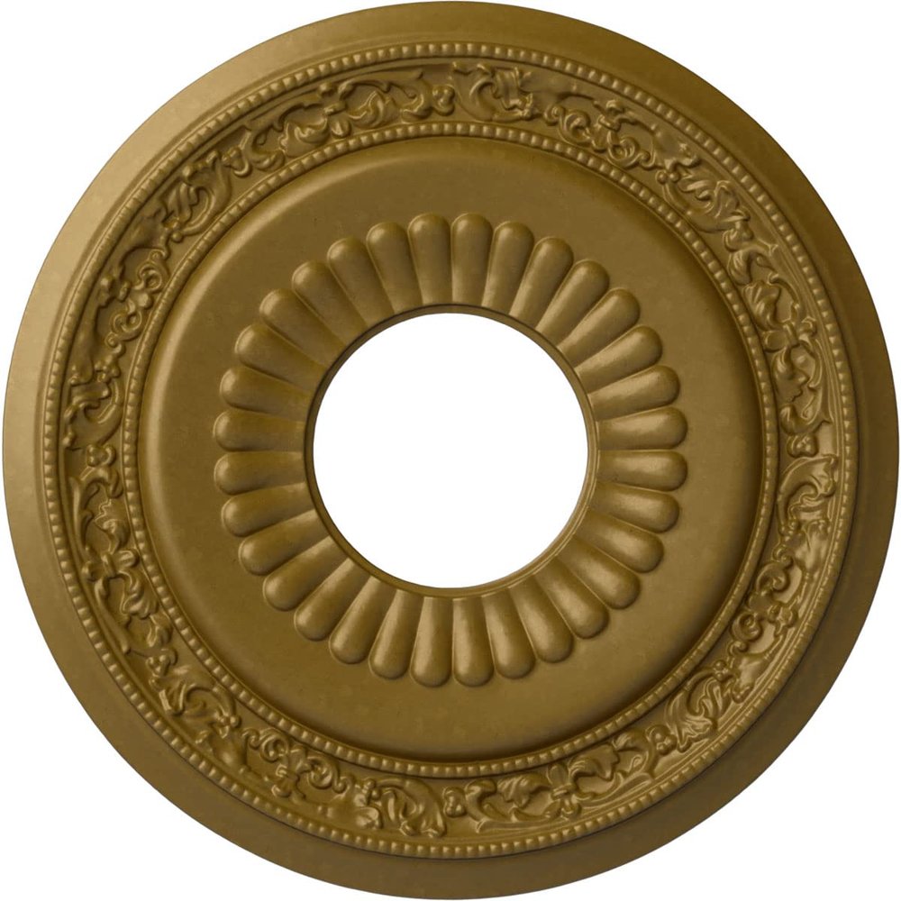 Ekena Millwork CM20LNGLS Lauren Ceiling Medallion, Gold