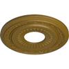 Ekena Millwork CM20LNGLS Lauren Ceiling Medallion, Gold view 2