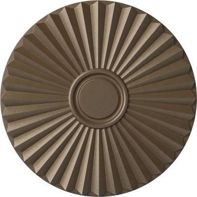 Ekena Millwork CM20SHWSS Shakuras Ceiling Medallion, Warm Silver