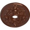 Ekena Millwork CM21X30ALCPS Alexa Ceiling Medallion, 30-3/4 x 21/14 x 3-7/8 x 1-5/8, Copper Penny view 2