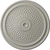 Ekena Millwork CM22TNPCF 22" OD x 1 3/4 P Trinity Ceiling Medallion (fits Canopies up to 3"), Pot of Cream view 1