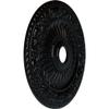 Ekena Millwork CM23BEBPS 23 OD x 3 ID x 1 1/8 P Bellona Ceiling Medallion (fits Canopies up to 3 5/8), Black Pearl view 2
