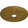 Ekena Millwork CM23BIGLS 23 1/2 OD x 3 ID x 1" P Bristol Ceiling Medallion (fits Canopies up to 3 7/8), Gold view 2