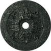 Ekena Millwork CM23BOPTC 23-5/8 x 3" x 2" Bordeaux Deluxe Ceiling Medallion, Painted Turtle Crackle view 1